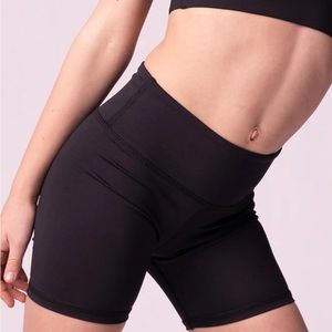 Tiger Friday Dancewear black triker shorts - YXL